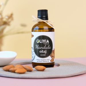 Mandula olaj, 100%-os tisztaságú, finomítatlan bőrápoló olaj