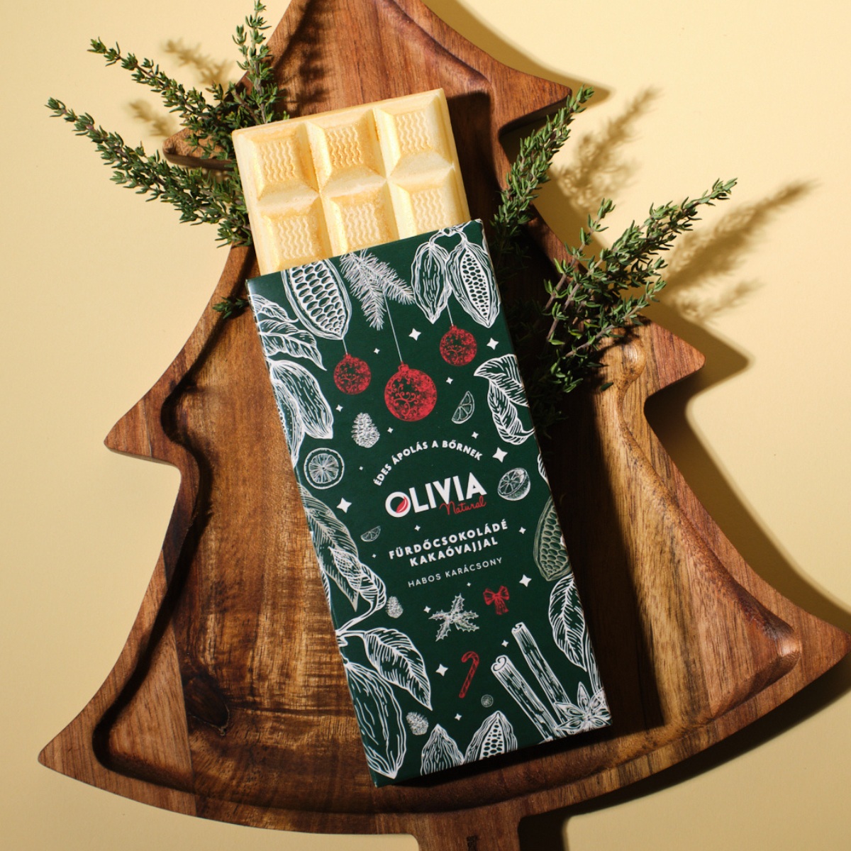 Habos karácsony Fürdőcsokoládé